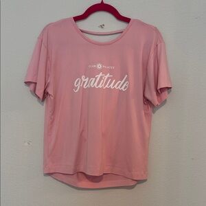 Pink Gratitude Club Pilates Top